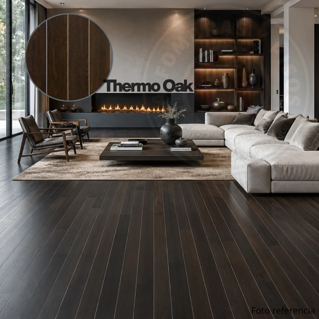 Piso Flotante Metalico 11 mm Noruego - Thermo Oak